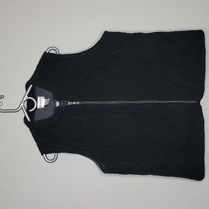 Chico's travelers size 2 (L-12) black quilted vest